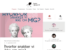 Tablet Screenshot of gruppe38.dk